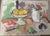 Albert Wigand, Still Life, 1920s, Watercolor, in Good conditions. Designed 1920 to 1949 This piece is designed in the...