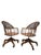 Vintage Oak Cane Back Swivel Captain’s Desk Chairs by Min-Lee for Winners Only – Pair A charming pair of vintage oak...