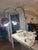 Plastic Mid-Century Modern Chrome Dome Eyeball Lamps With Lucite Base For Sale - Image 7 of 9