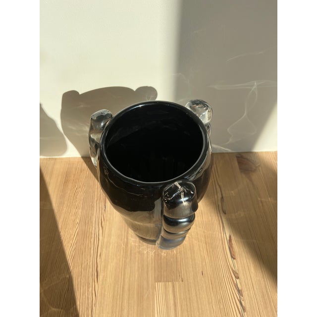 Murano 1950s Costantini Murano Iridescent Mirrored Murano Glass Italian Vase, Signed For Sale - Image 4 of 10