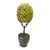 Late 19th Century Art Nouveau German Crystal & Bronze Topiary Lamp For Sale