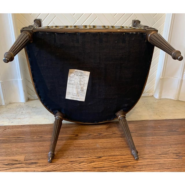 Vintage Cane Back Tub Chair For Sale - Image 10 of 13