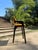 Arches Bar Stool in Mustard Velvet and Black Lacquered from Insidherland For Sale - Image 13 of 15