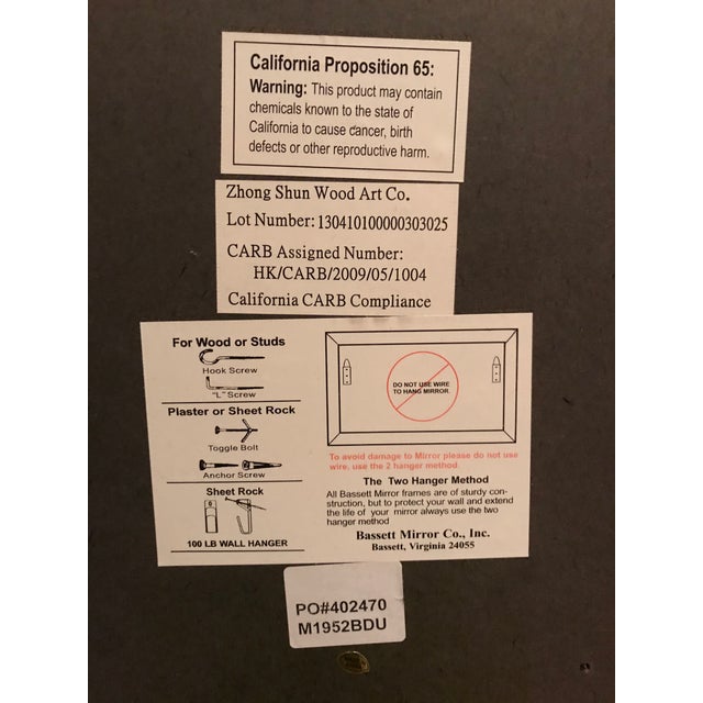Zhong Shun Wood Art Co SilverGilt Mirror Chairish