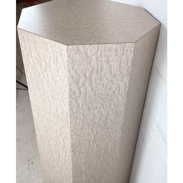 Tall Vintage Modern Display Pedestal For Sale In Philadelphia - Image 6 of 13