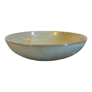 Mid-Century Modern Japanese Art Pottery Celadon Bowl