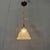 Small antique Holophane glass pendant lamp with a beautiful decorative chain and Bakelite ceiling rose, originating from...