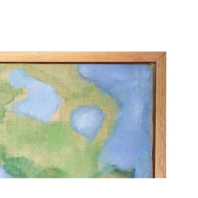 Textile Oil on Canvas Painting of a Horse by Katharine Sutphin For Sale - Image 7 of 10
