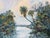 Vintage W. Flosier Tropical Florida Highwaymen Style Oil on Masonite Board – Framed For Sale - Image 10 of 16