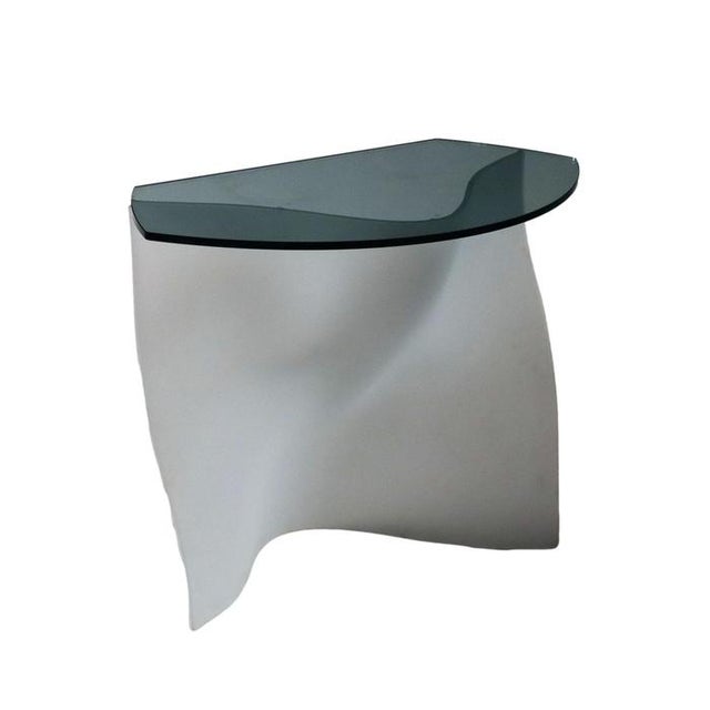 Vintage Glass Console Table, 2000s For Sale - Image 5 of 5