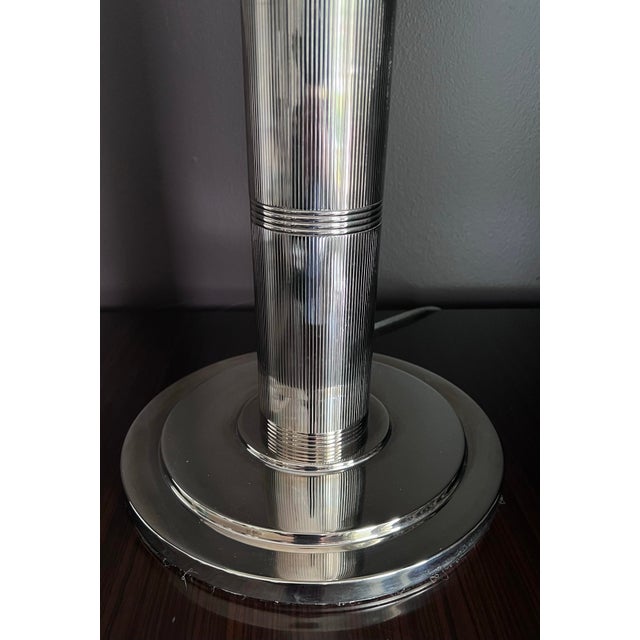 Metal Visual Comfort Signature Collection Longacre Tall Table Lamp by Thomas O’Brien. For Sale - Image 7 of 12