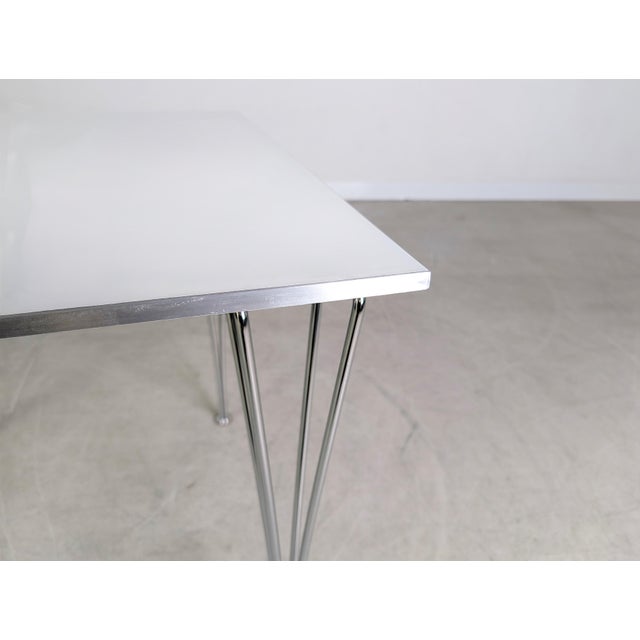 Square Dining Table by Piet Hein for Fritz Hansen For Sale - Image 5 of 12