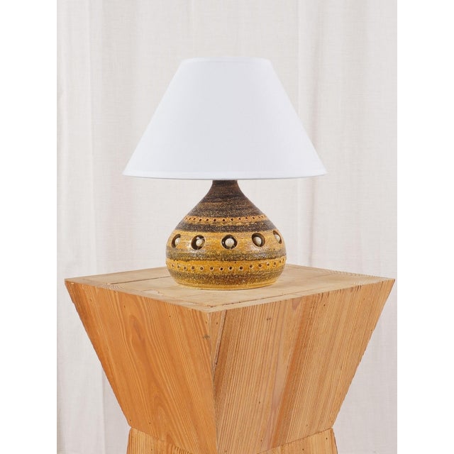 Mid-Century Modern Mid-Century Ceramic Lamp by Georges Pelletier, France, 1960 For Sale - Image 3 of 8