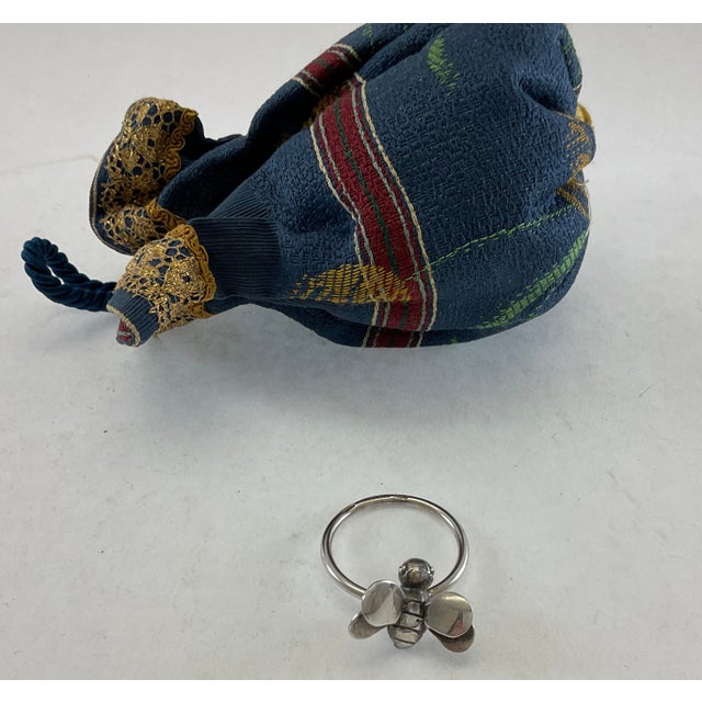 Artisanal Scent Hanger for Closet, Sterling Silver Bee Decoration For Sale In New York - Image 6 of 13