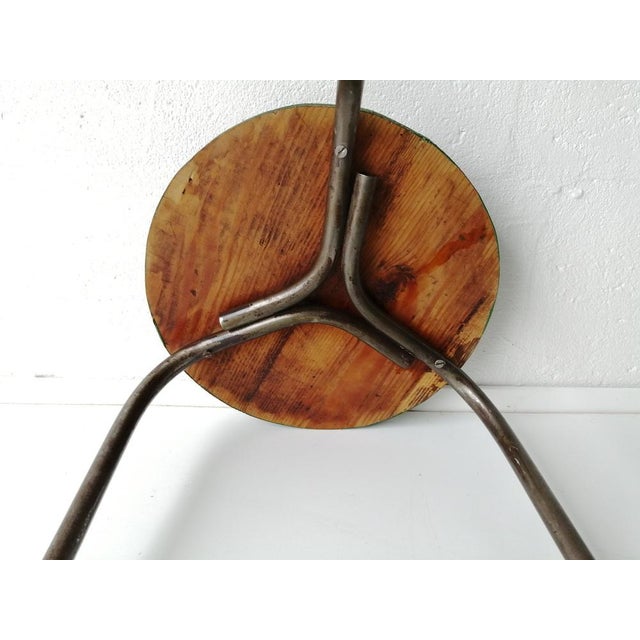 Vintage Industrial Black Stool For Sale - Image 18 of 18