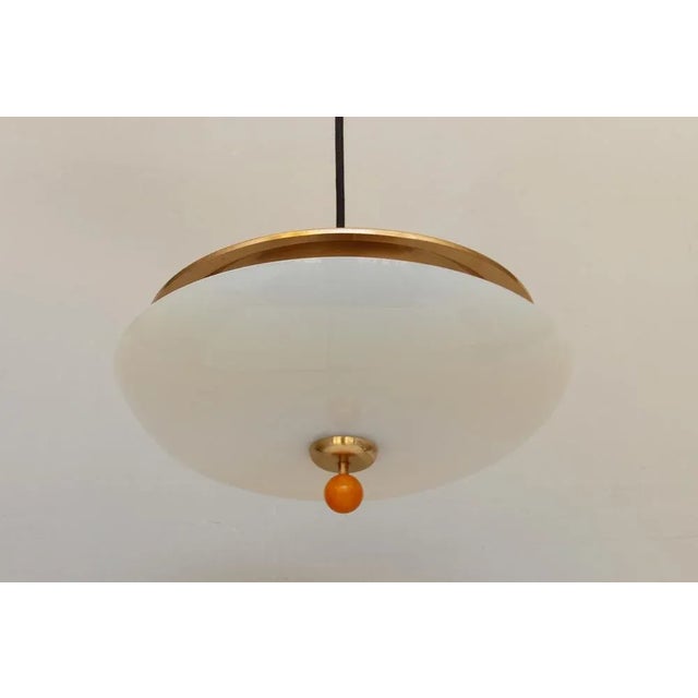 1950s Height Adjustable Pendant Lamp from WMF Ikora Design, 1950s For Sale - Image 5 of 12