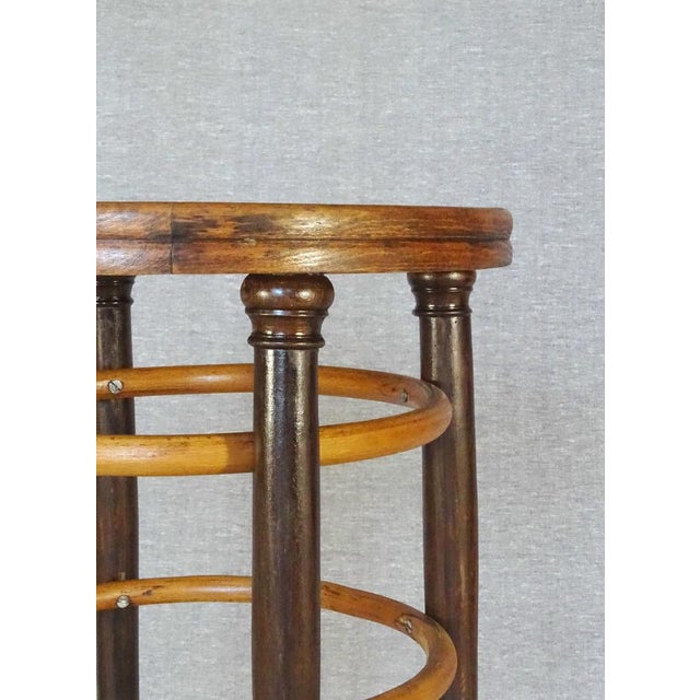Antique Bar Stool from Jacob & Josef Kohn, 1905 For Sale - Image 3 of 14