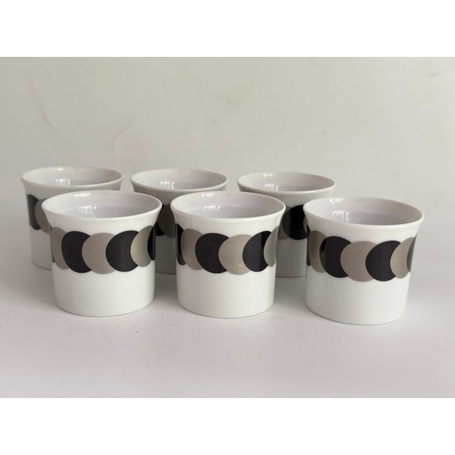 Olympia Egg Cup Service by Hans-Theodor Baumann for Rosenthal, 1960s, Set of 6 For Sale - Image 6 of 6