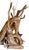 Monumental Organic Driftwood Sculptural Table Lamp For Sale - Image 12 of 12