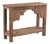 Console Table Constructed From Antique Indian Carved Elements and Reclaimed Wood For Sale