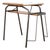 Green Lacquered Steel and Plywood Desk with Resin Tabletop For Sale