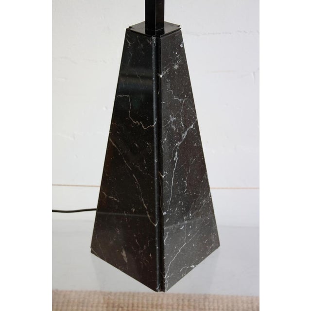 Abat Jour Table Lamp in Black Marble by Cini Boeri for Arteluce, 1970s For Sale - Image 6 of 18