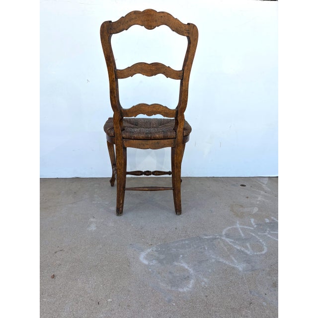 1970s Ladder Back Chairs Set if 4 For Sale - Image 5 of 5