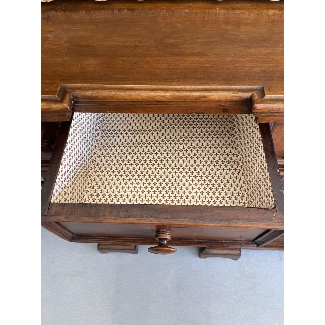 Wood Venetian Corner Cupboard, 1700 For Sale - Image 7 of 9