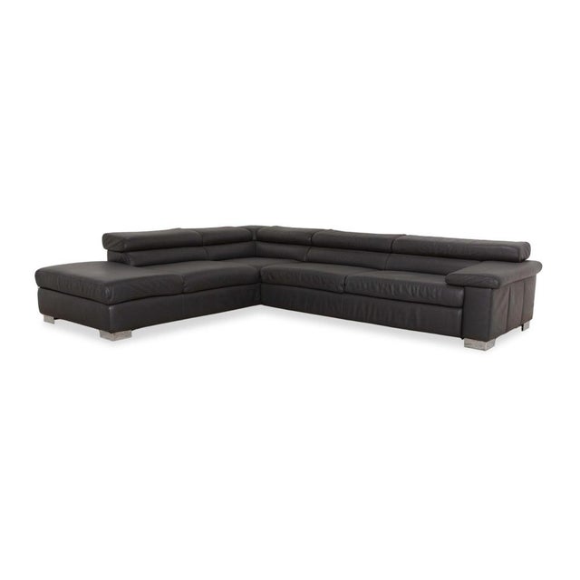 Courage Corner Sofa in Grey Leather from Ewald Schillig For Sale - Image 11 of 11