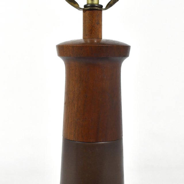 Brown Mid 20th Century Gordon & Jane Martz Model 165 Table Lamps for Marshall Studios (Pair) For Sale - Image 8 of 10