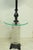 Mid-Century Modern 1970s Hollywood Regency e.f. Industries Wrought Iron and Glass Floor Lamp/Side Table For Sale - Image 3 of 13