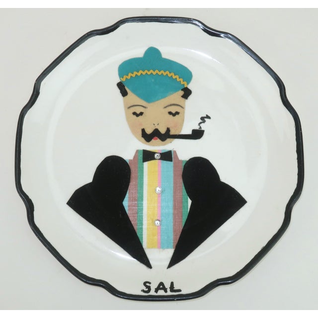 1950's Gibson Girls & Guy Decorative Plates, Set of 4 For Sale In Atlanta - Image 6 of 9