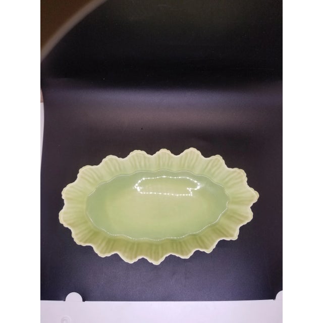 Midcentury Vintage Ceramic Bowl, Vintage Ceramic Bowl, Vintage Celadon