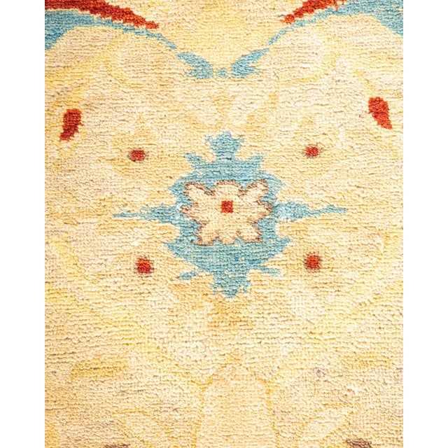 Traditional Eclectic, One-of-a-Kind Hand-Knotted Area Rug - Ivory, 8' 3" x 9' 10" For Sale - Image 3 of 8