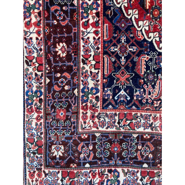 Textile Antique Qashqai Rug, 1890s For Sale - Image 7 of 18