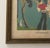 Framed 1970s lithograph print of French illustrator George Barbiers, “Serenade”. The print is framed in a metallic gold...