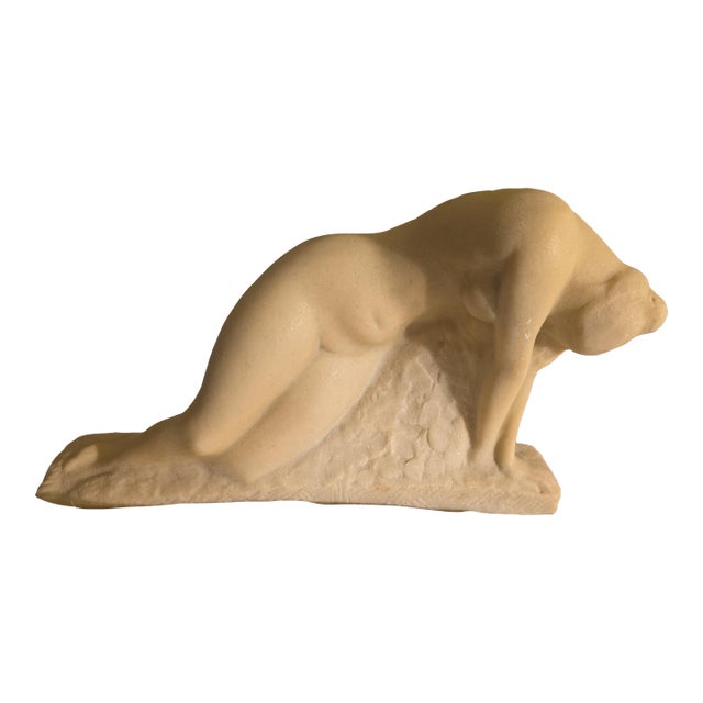 1060's "The Awakening " Vincent Glinsky Stone Composite Sculpture For Sale