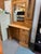 Brown Early American Pine Wood Vanity For Sale - Image 8 of 12