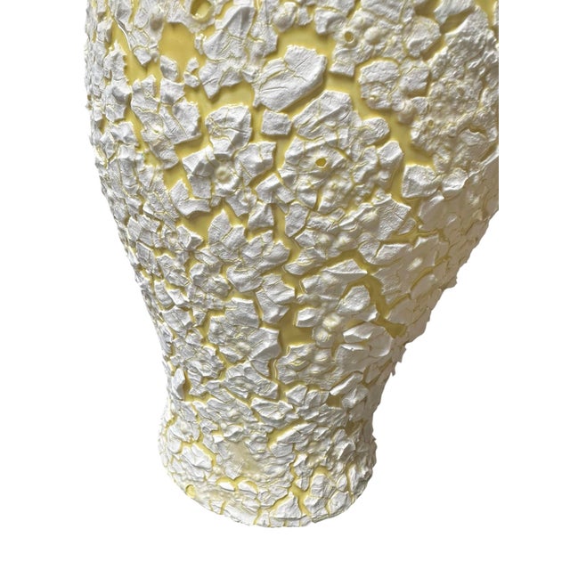 Vintage Fat Lava Styled Textured Ceramic Ginger Jar. For Sale - Image 10 of 12