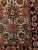 Vintage Afghan Silk Room Size Rug in Allover Pattern in Ivory, Burgundy, Brown For Sale - Image 9 of 15