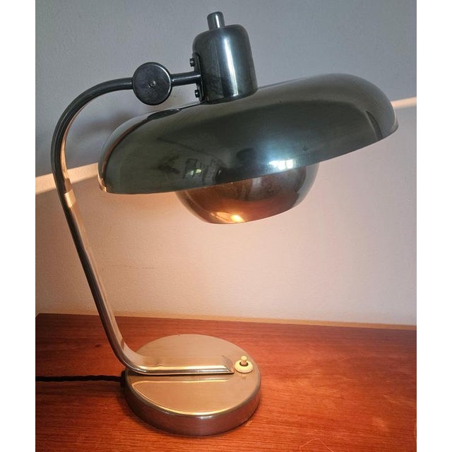 Functionalism Art Deco Bauhaus Chrome Table Lamp by Franta Anyz, 1930s For Sale - Image 14 of 18