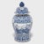 Contemporary Chinese Blue and White Landscape Baluster Jar For Sale - Image 3 of 6