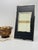 Vintage Ralph Lauren Picture Frame that holds a 4 x 6 image. Embossed black crocodile leather that sits tabletop, both...