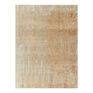 Rug & Kilim’s Oversized Abstrait Rug in Beige, 12x16 For Sale