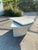 Karl Springer Style Modern Swivel Top Half Moon/Full Moon Coffee Table For Sale - Image 9 of 13
