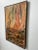 Peach Alice Marcus " Seascape With Sailboats" Oil on Canvas Painting, Framed 1950's For Sale - Image 8 of 14