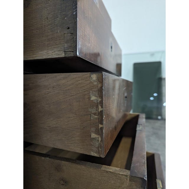 Brown Empire Mahogany Chest of Drawers For Sale - Image 8 of 9