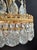 1960s Crystal Chandelier Brass For Sale - Image 15 of 16