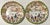 1920’s Antique Japanese Chinoiserie Hand Painted Traditional Geisha Girl & Pagoda Plates & Small Bowls - A 17 Piece Set For Sale - Image 9 of 11