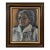 Vintage Expressionist Portrait of Woman by Jack Gerber, Signed (Acrylic) For Sale